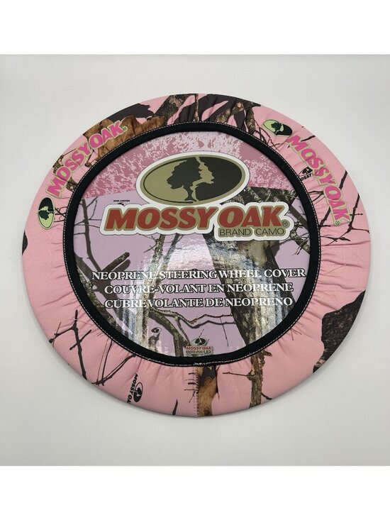 Mossy Oak Other - Mossy Oak Pink Camo MSW4407 Neoprene Steering Wheel Cover New Camouflage Car